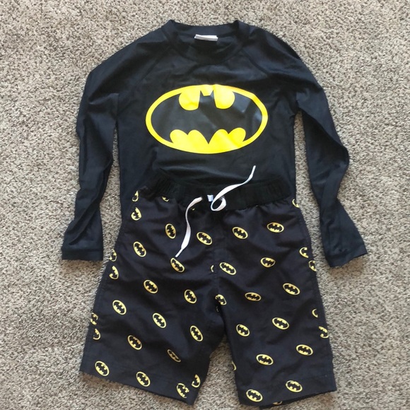 Hanna Andersson Batman Swim Trunks And 